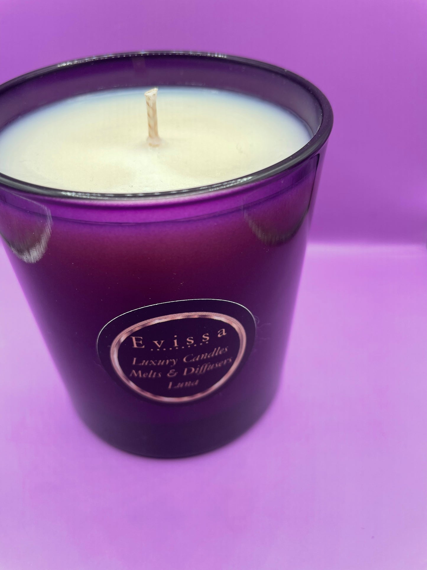 Purple 30cl Soy Wax Candle