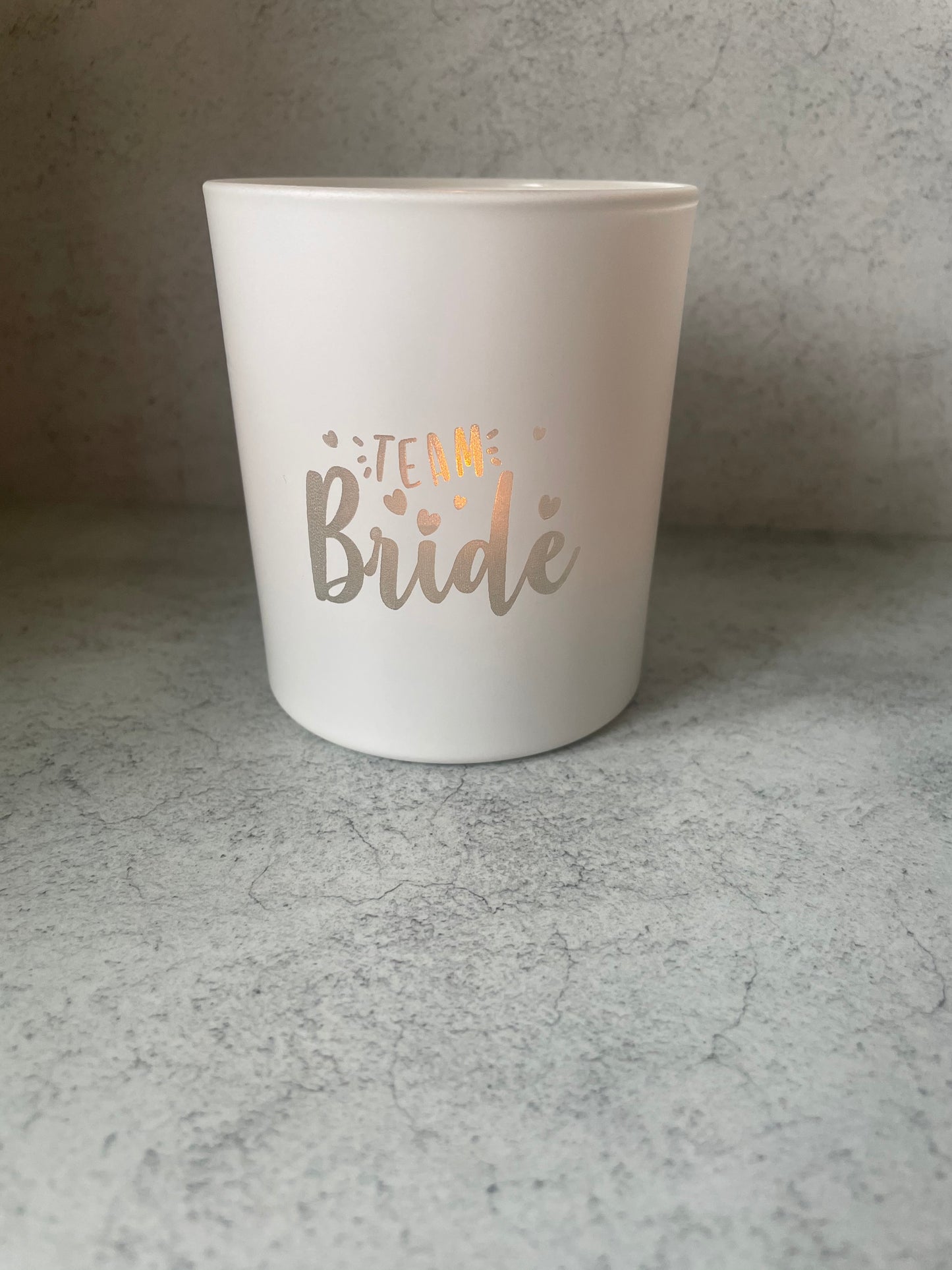 Team Bride soy candle