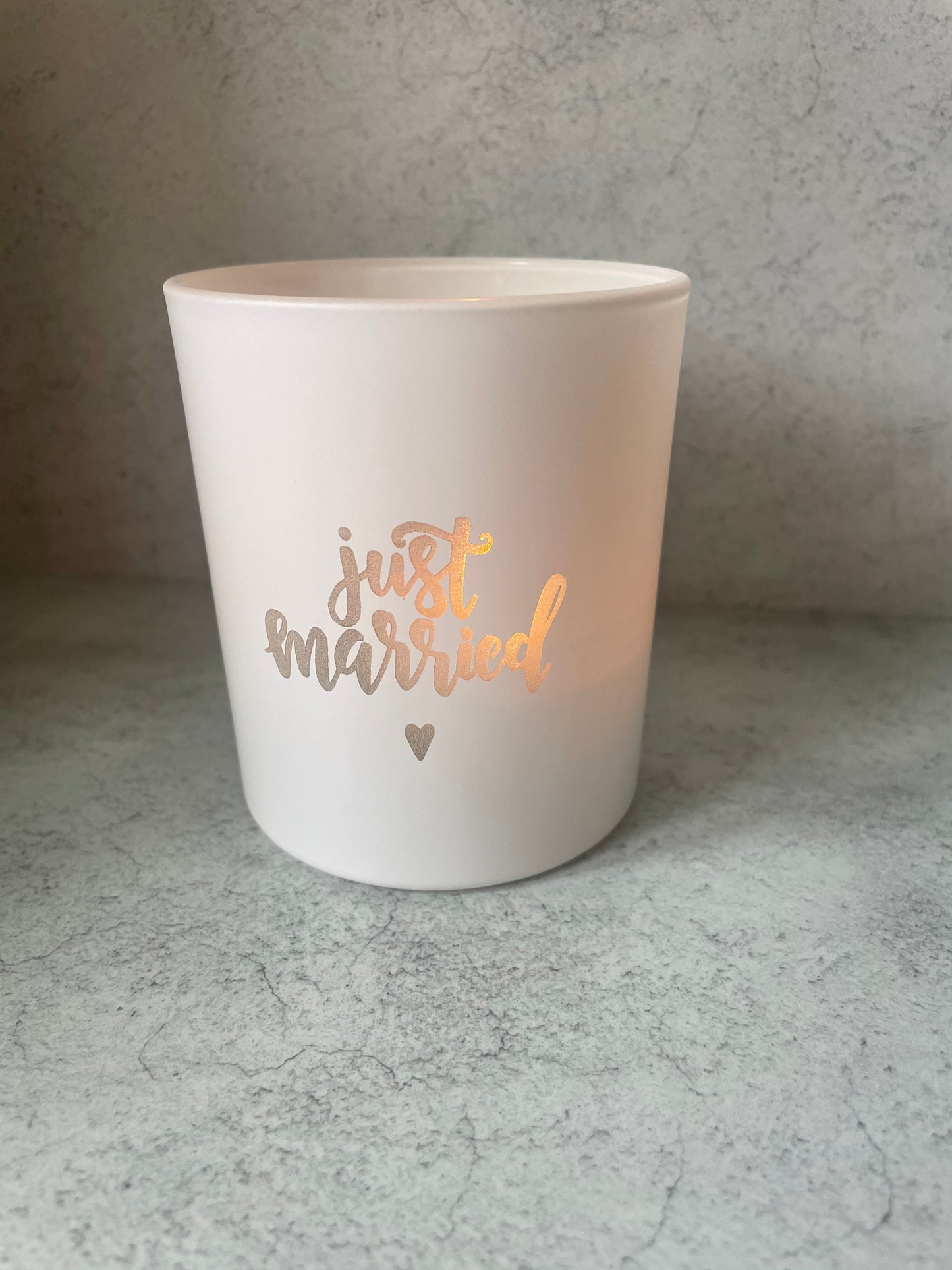 Just Married Soy Wax Candle