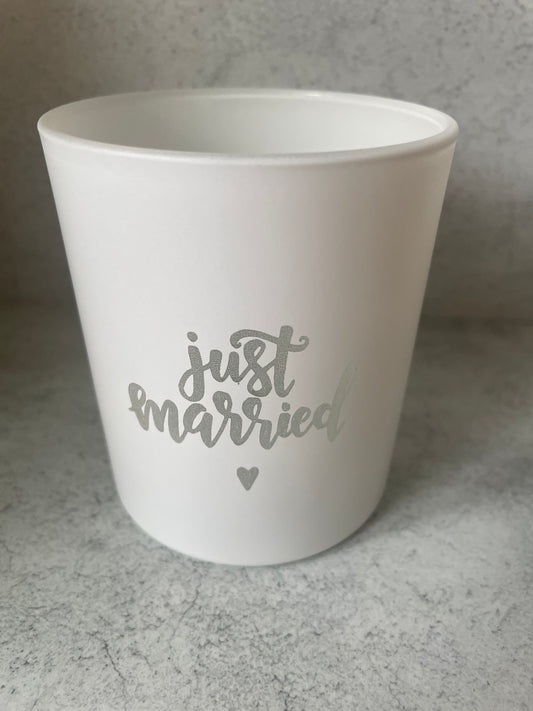 Just Married Soy Wax Candle