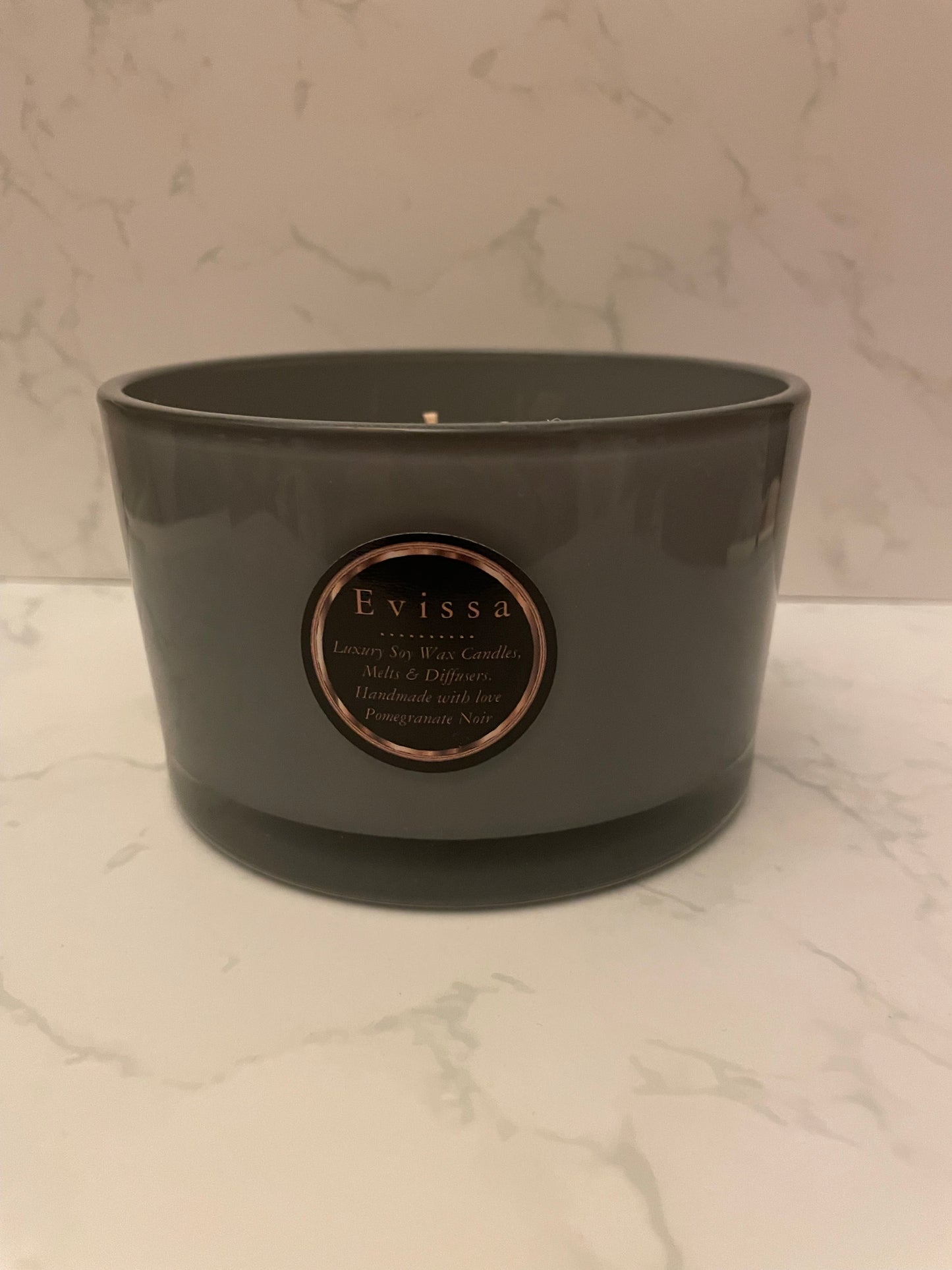 55cl Grey Scented Soy Wax Candle