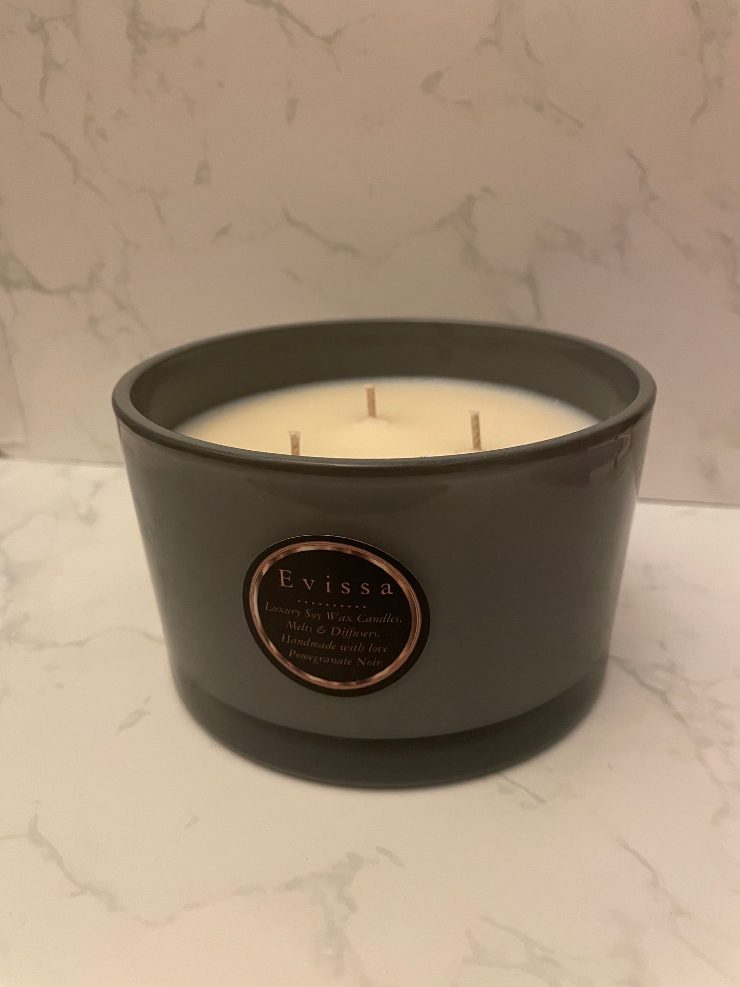 55cl Grey Scented Soy Wax Candle