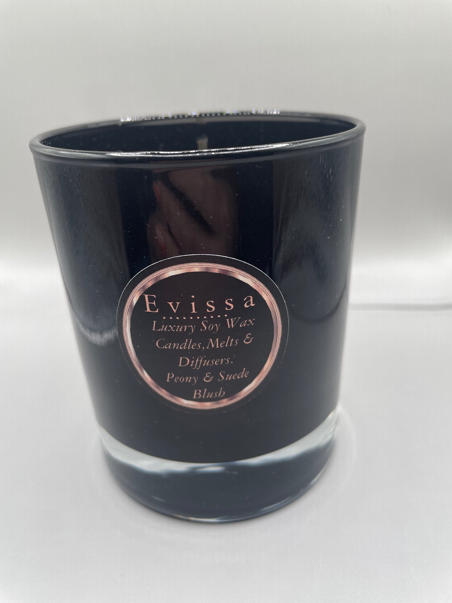 30cl Black Glass Soy Scented Candle