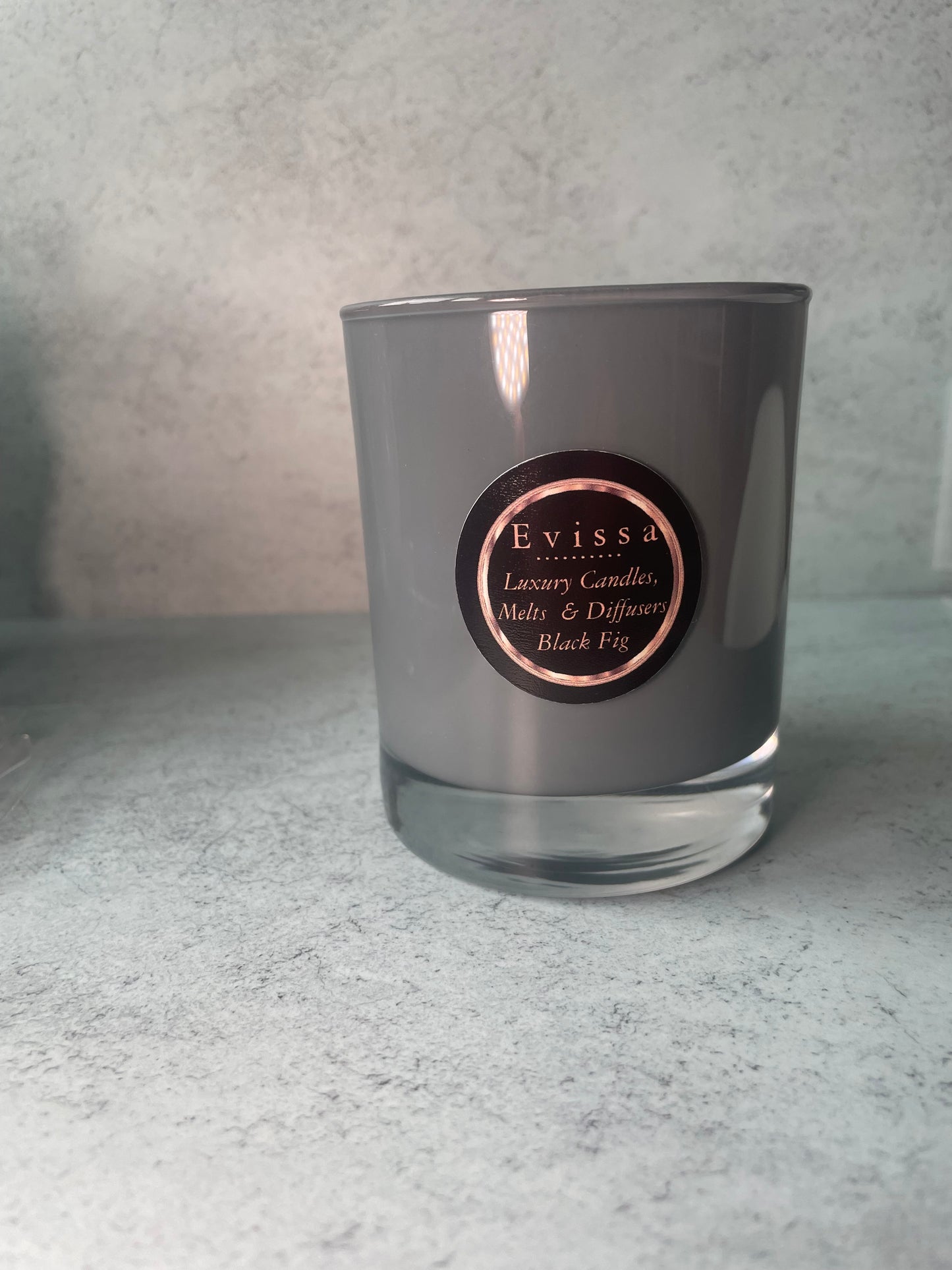 30cl Grey Glass Soy Scented Candle