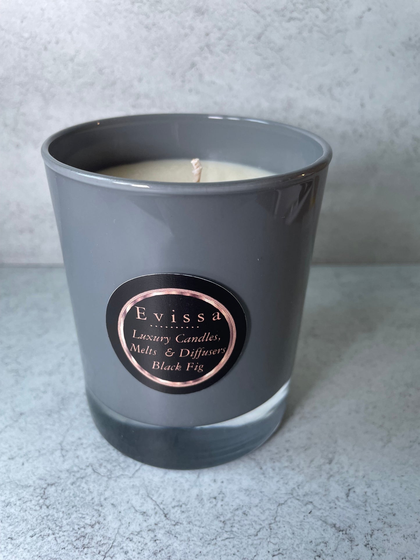 30cl Grey Glass Soy Scented Candle