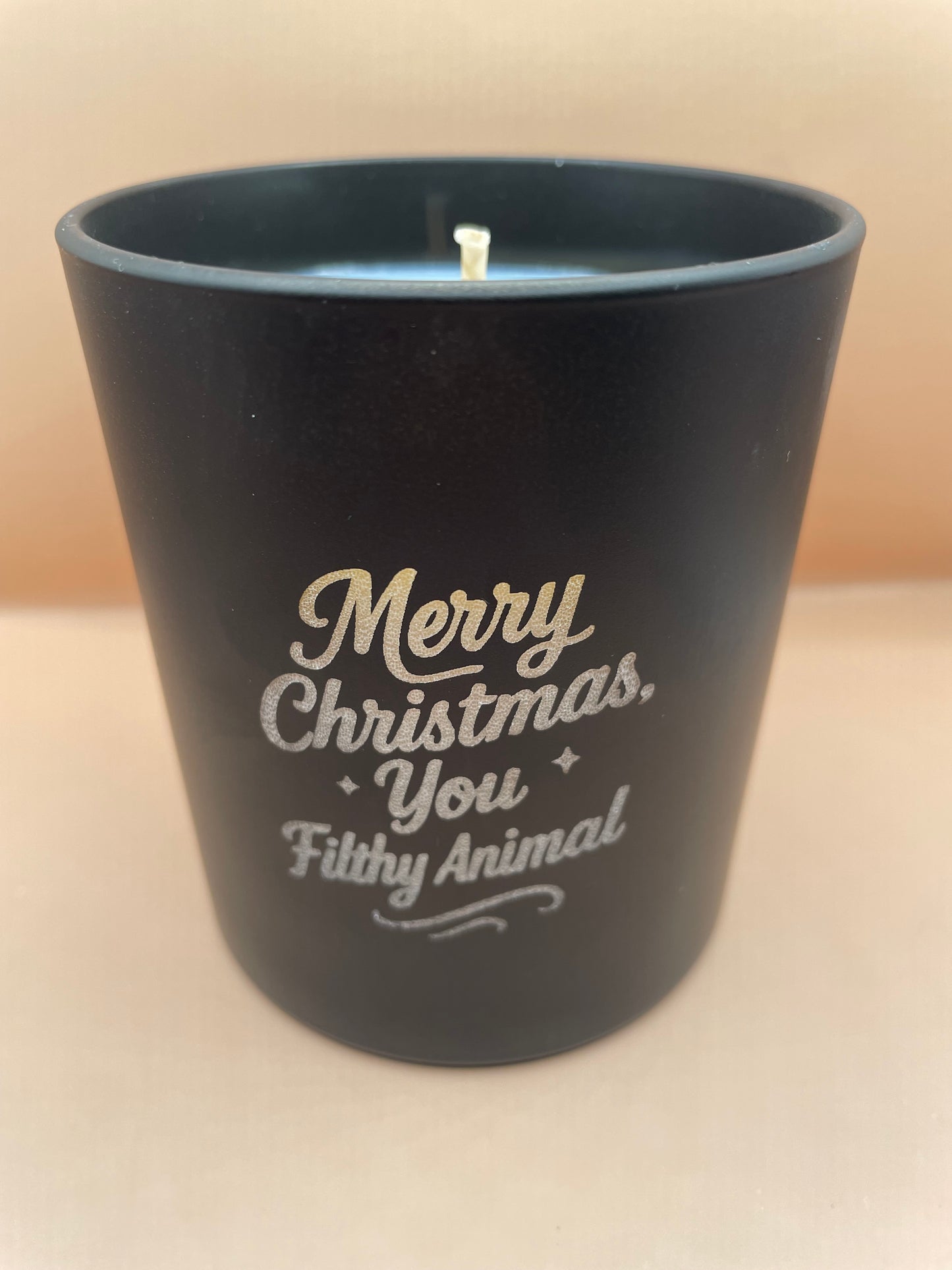 Merry Christmas You Filthy Animal Soy Candle