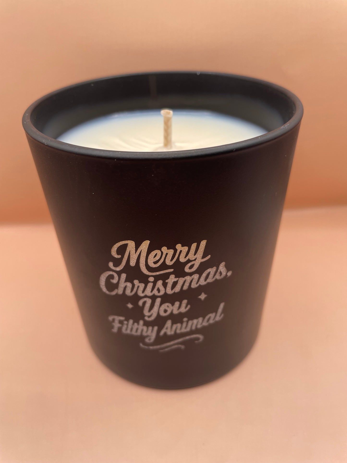 Merry Christmas You Filthy Animal Soy Candle