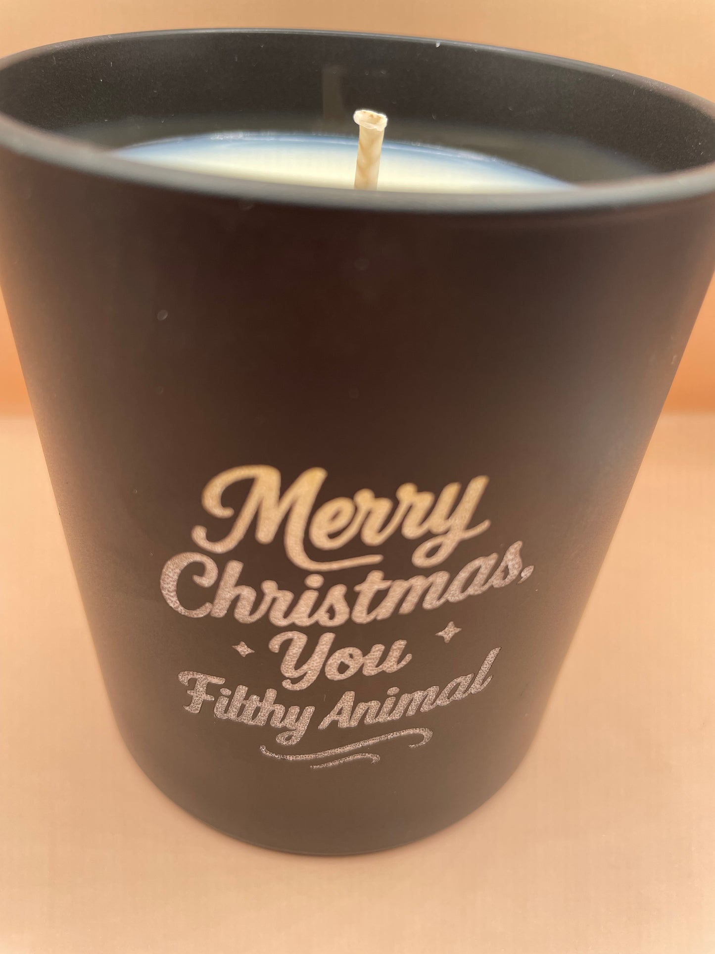 Merry Christmas You Filthy Animal Soy Candle