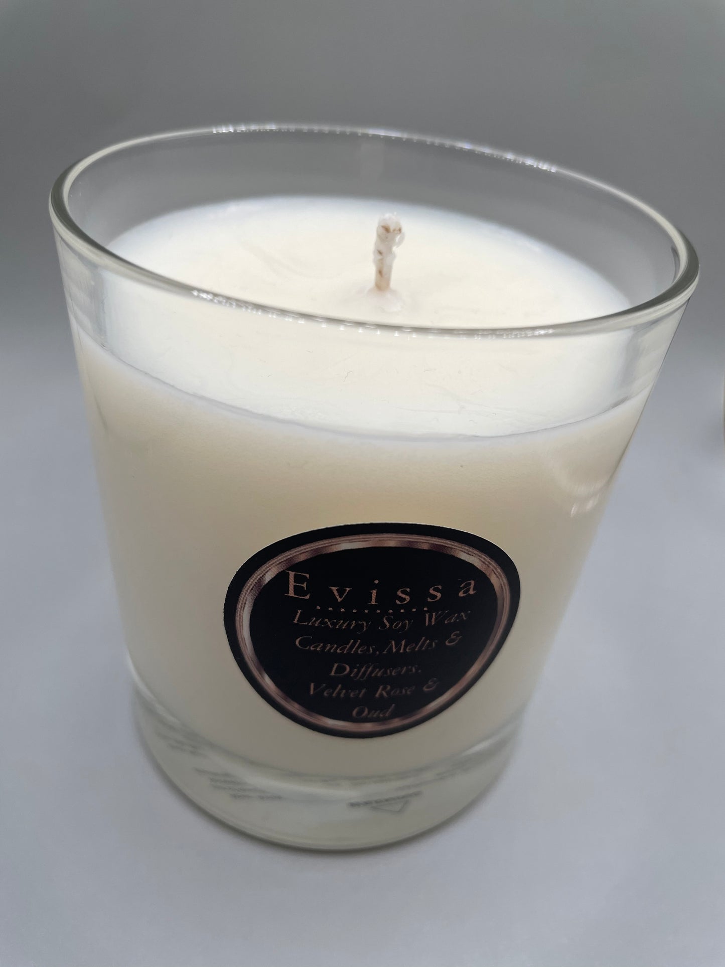 30cl Clear Glass Soy Scented Candle