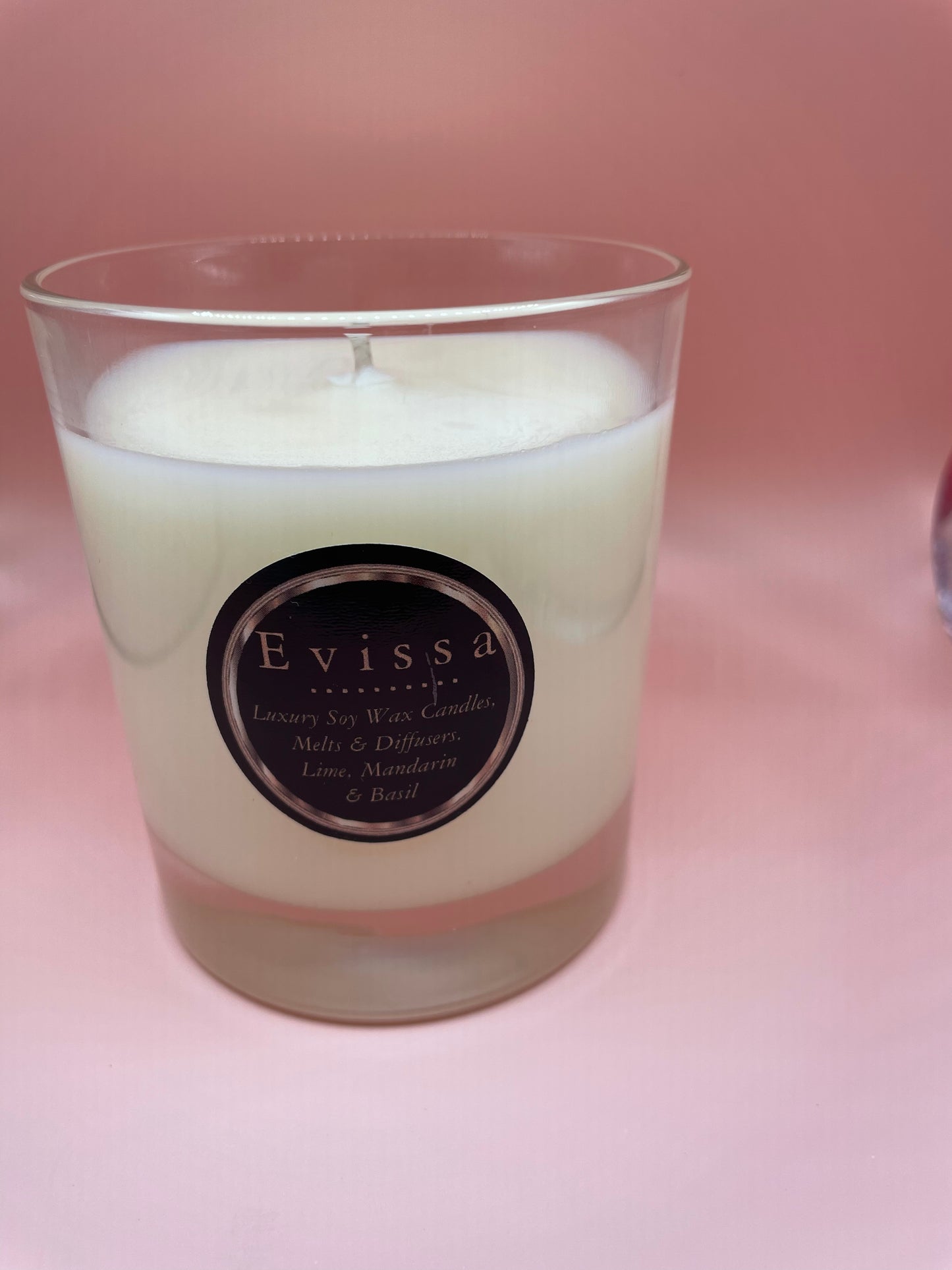 30cl Clear Glass Soy Scented Candle