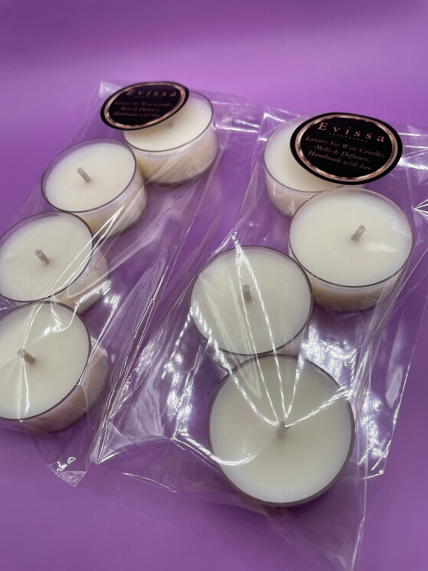 Hand poured 100% Soy Tealights